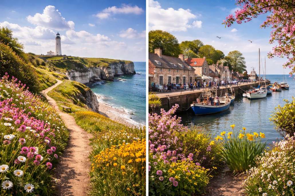 Yorkshire Coast in Spring